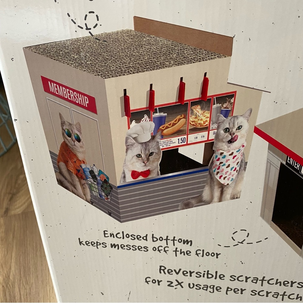 NEW Costco Kirkland Warehouse double decker Cat Scratcher - Picture 5 of 8